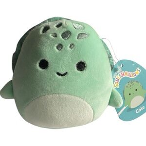 NWT Squishmallows Cole the Sea Turtle, 5” Plush, Ocean, Sea Life, Beach